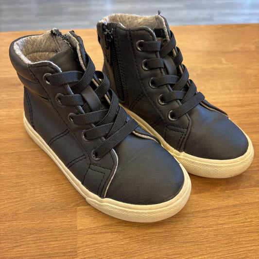 Cat & Jack Black High Top Sneakers - 8