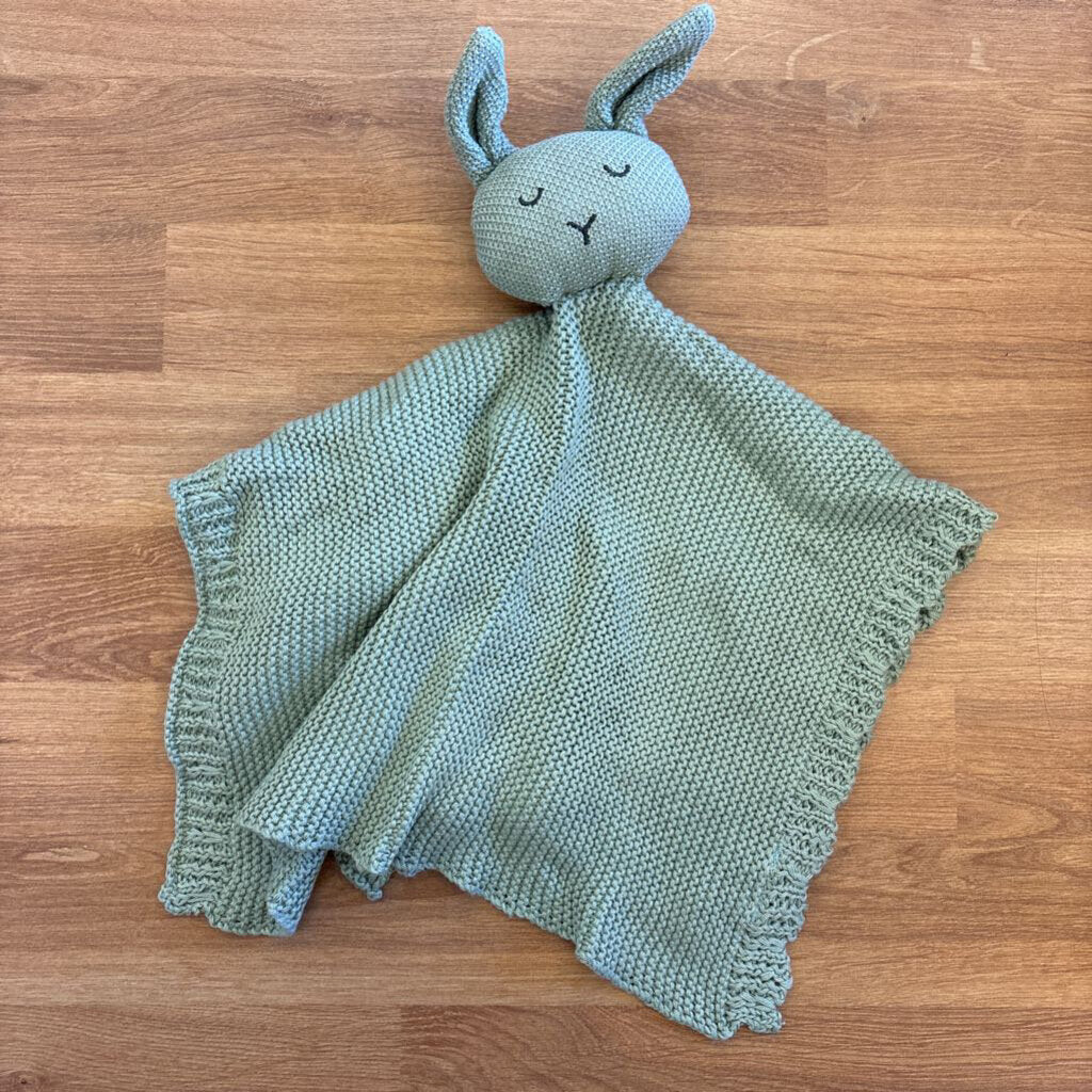 NEW Bunny Knit Lovey - Green