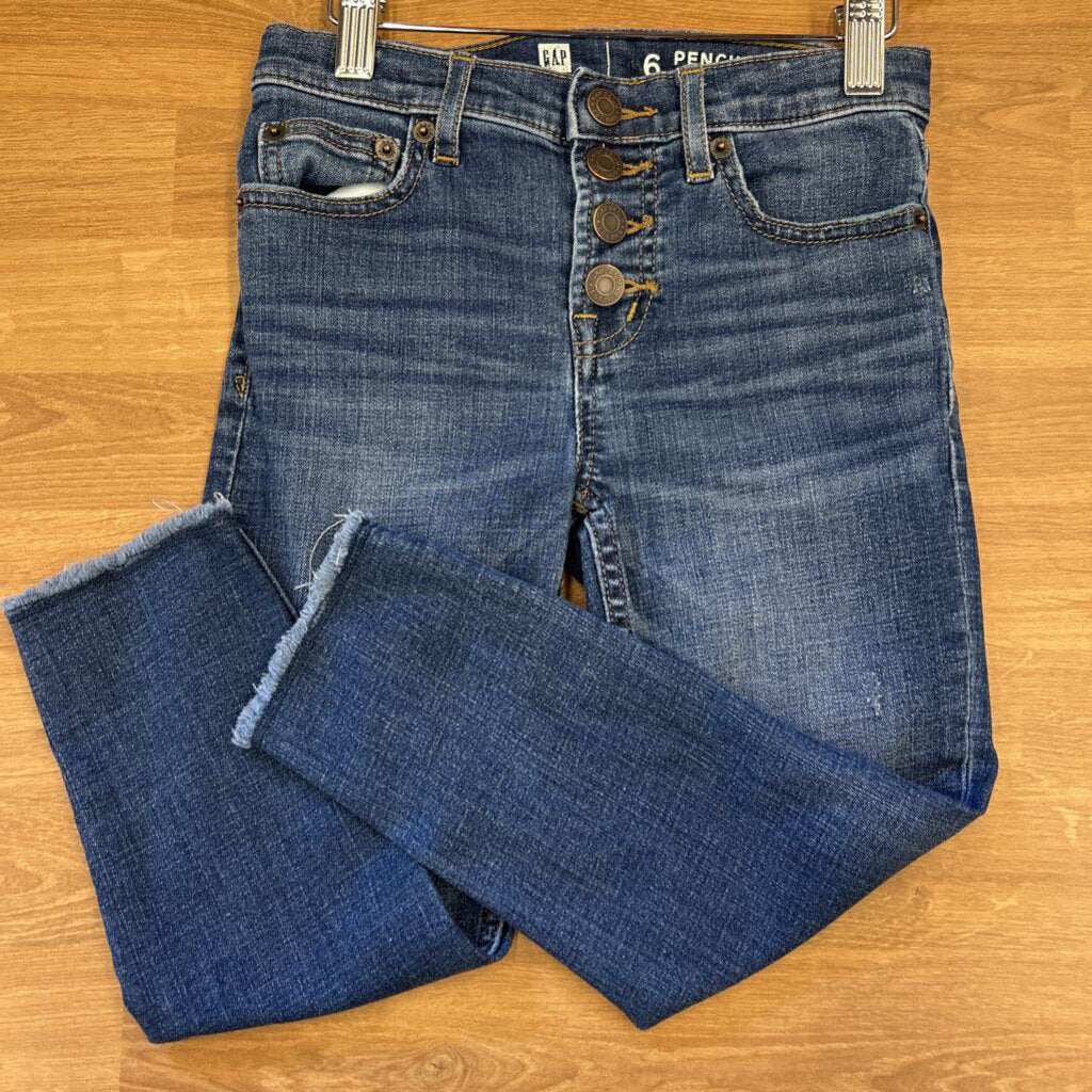 Gap Kids Pencil Slim Ankle High Rise - 6