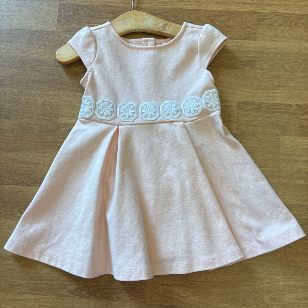 Janie & Jack Pleated SS Dress - 18/24m