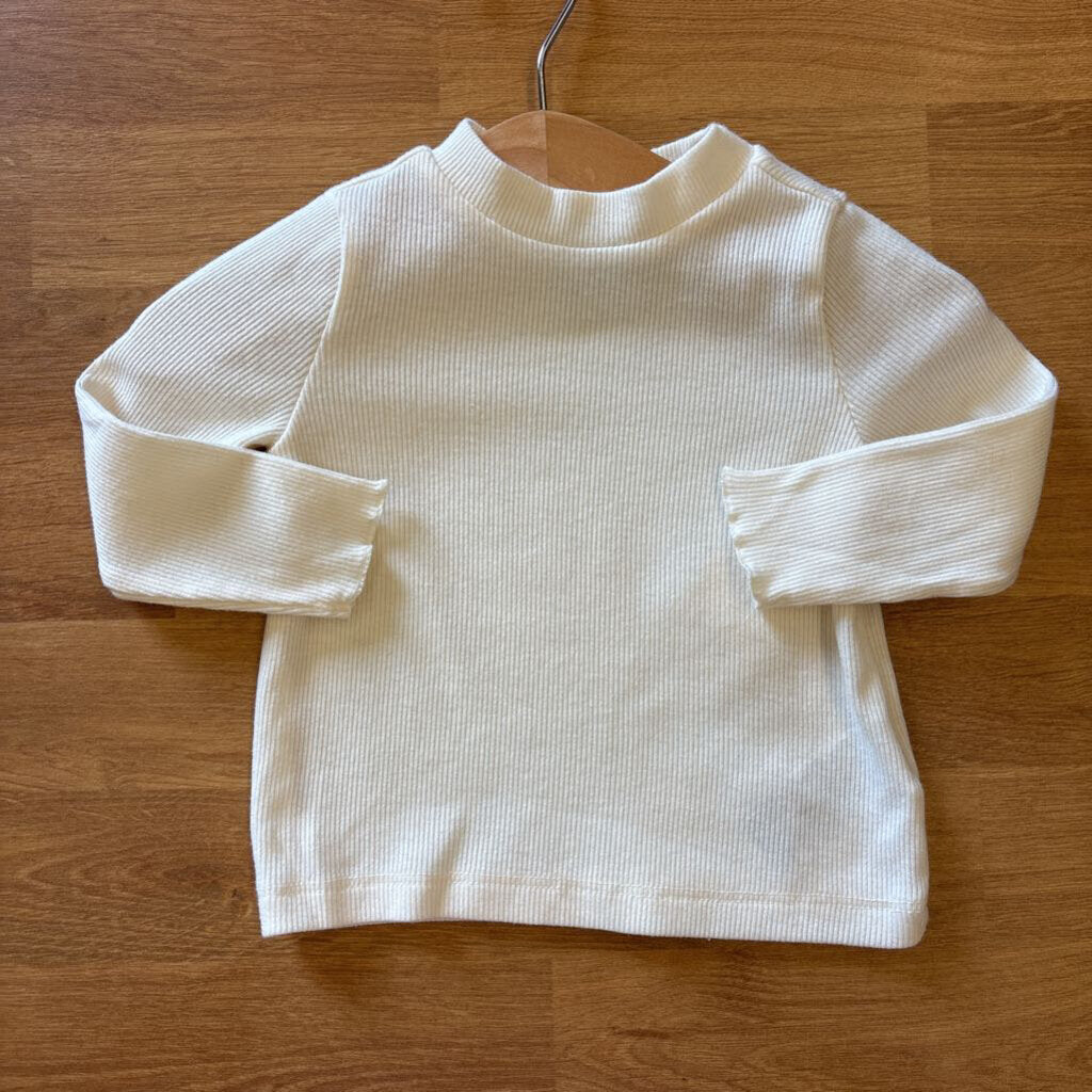 Old Navy Ribbed LS Tee - 3/6m