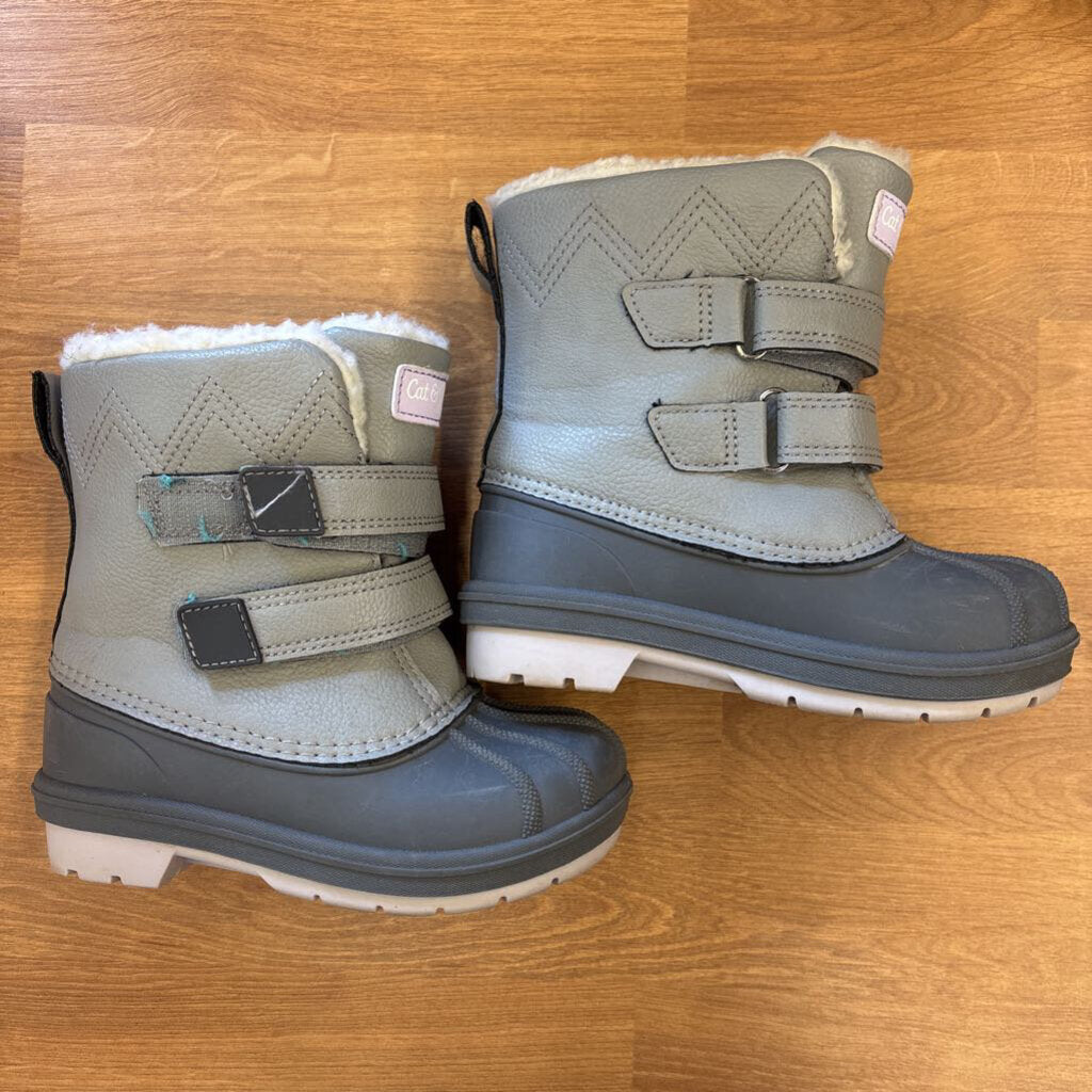 Cat & Jack Grey Snow Boots - 9