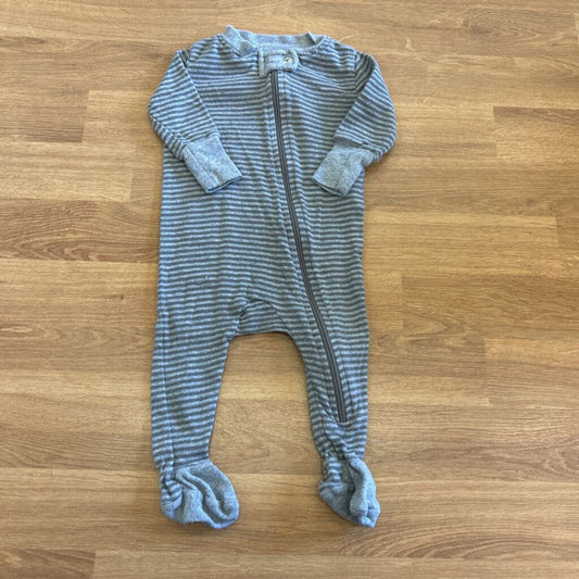Burt's Bees Stripe Sleeper - NB