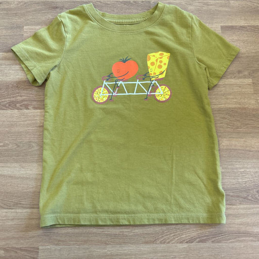 Cat & Jack Apple SS tee - 5T