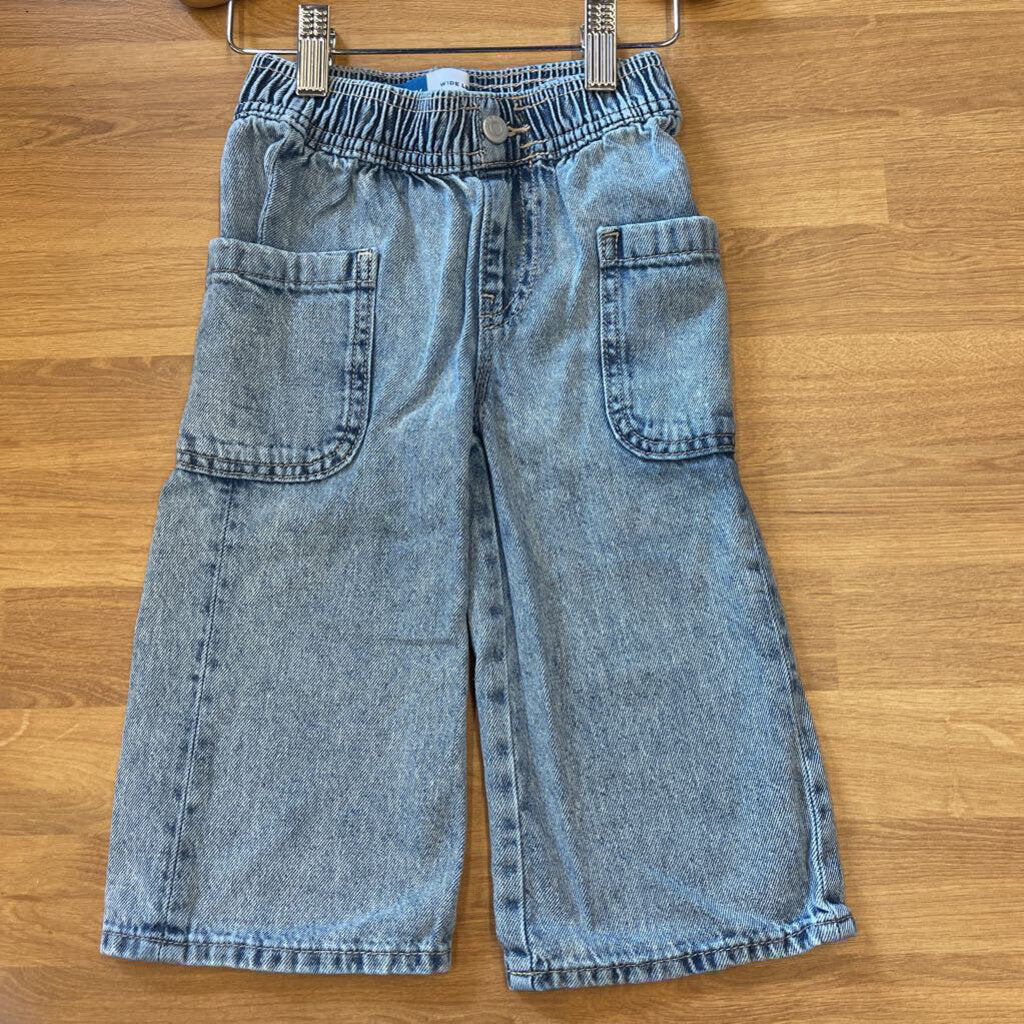 Old Navy Pull On Wide Leg Jeans - 18/24m