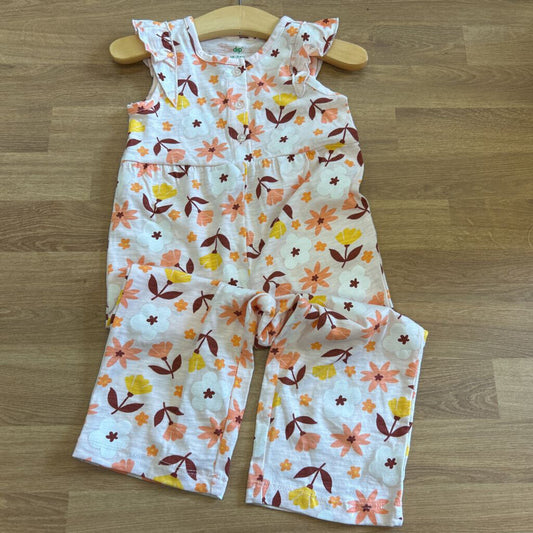 NWT Dip Floral Tank Romper - 18/24m