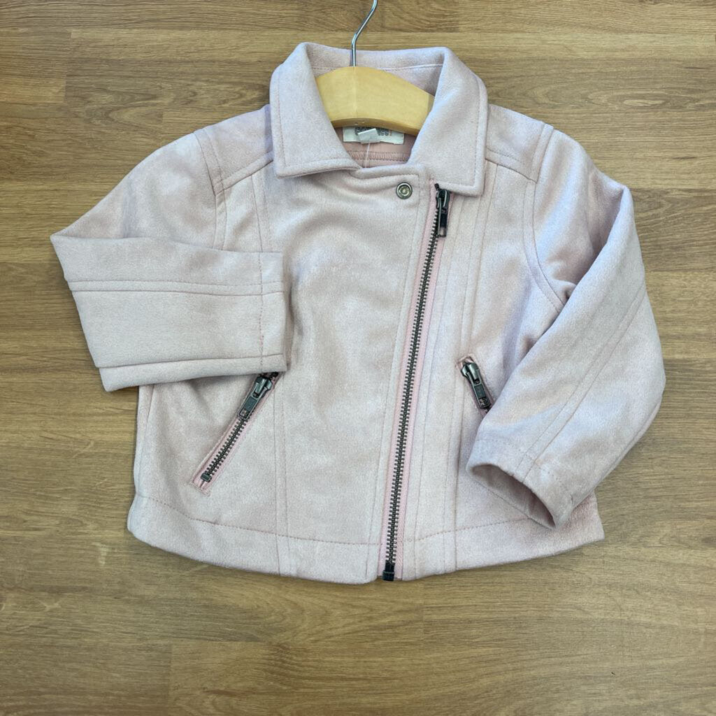 NWT Gymboree Faux Suede Motto Jacket - 18/24m
