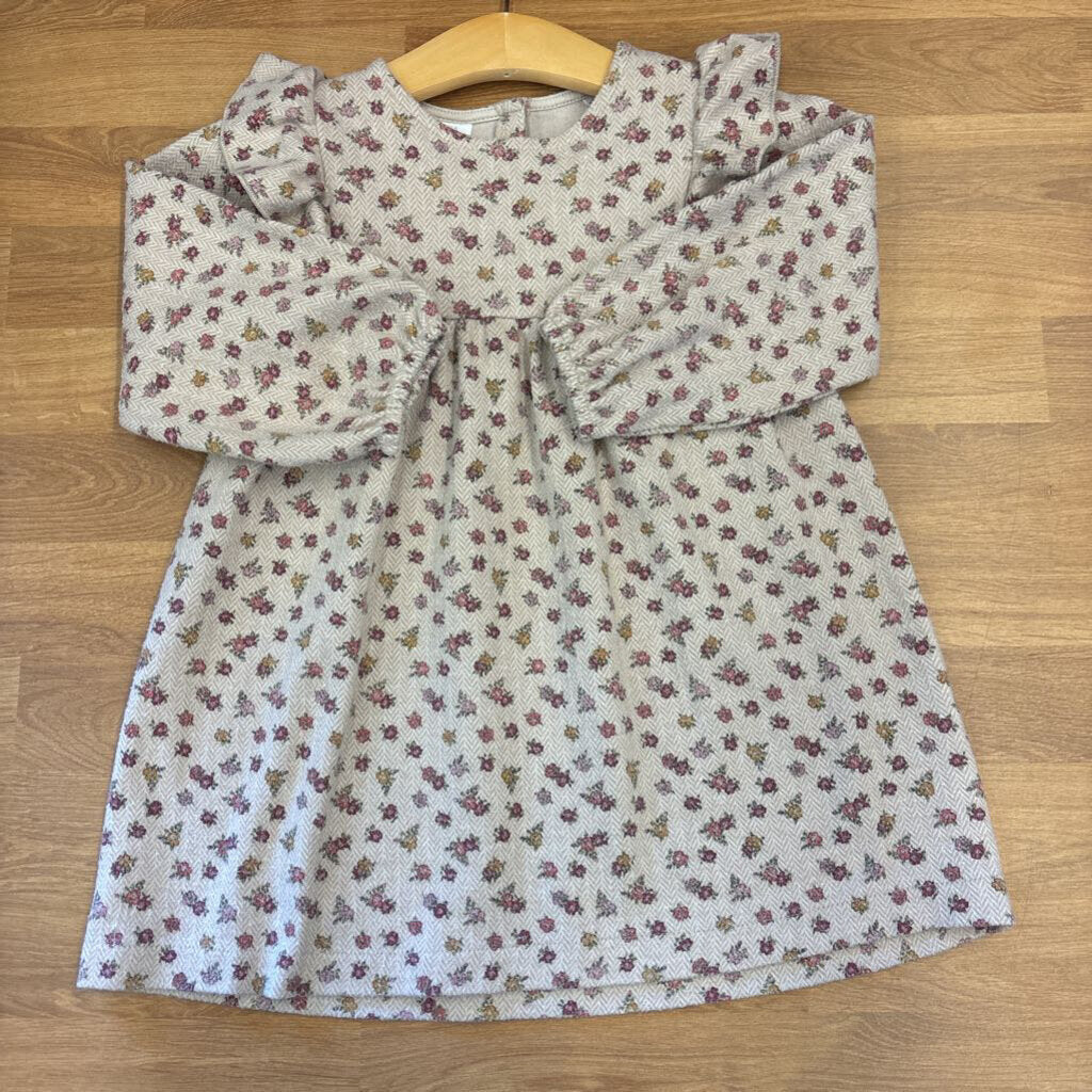 Zara Floral LS Dress (wear) - 4/5