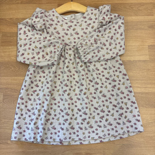 Zara Floral LS Dress (wear) - 4/5