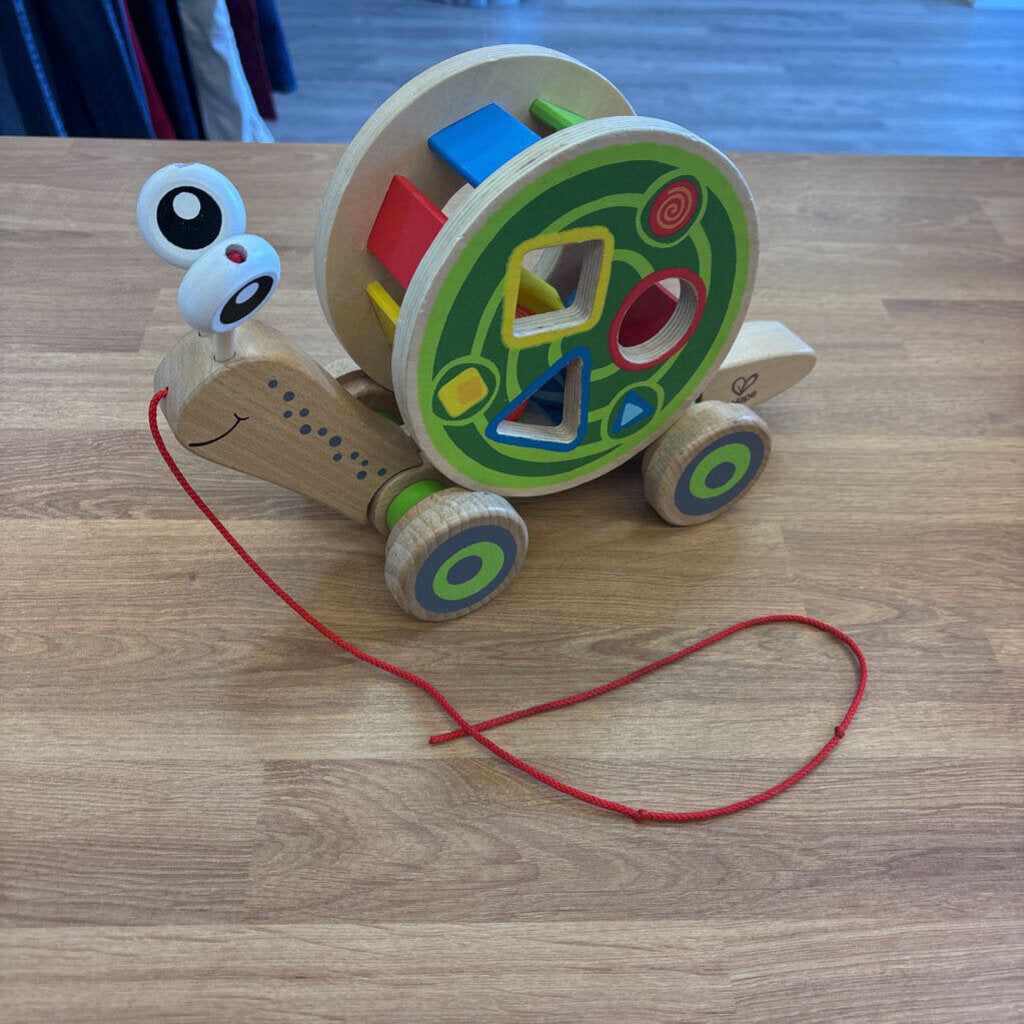 Hape Sorting Pull Snail Toy