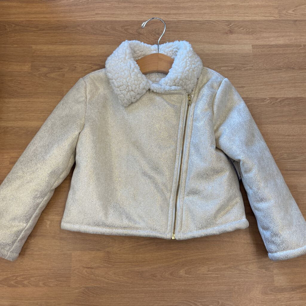 Genuine Kids Sherpa Lined Shimmer Jacket 4T
