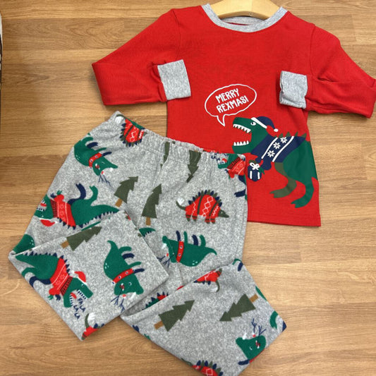 Carter's Holiday Dino Pjs - 3T