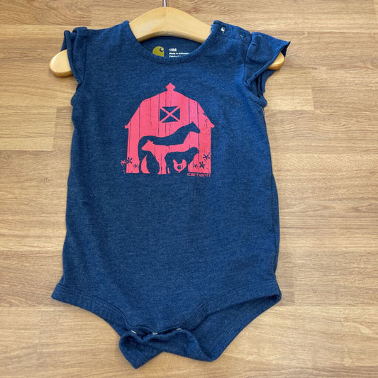 Carhartt Barn SS Onesie - 18m