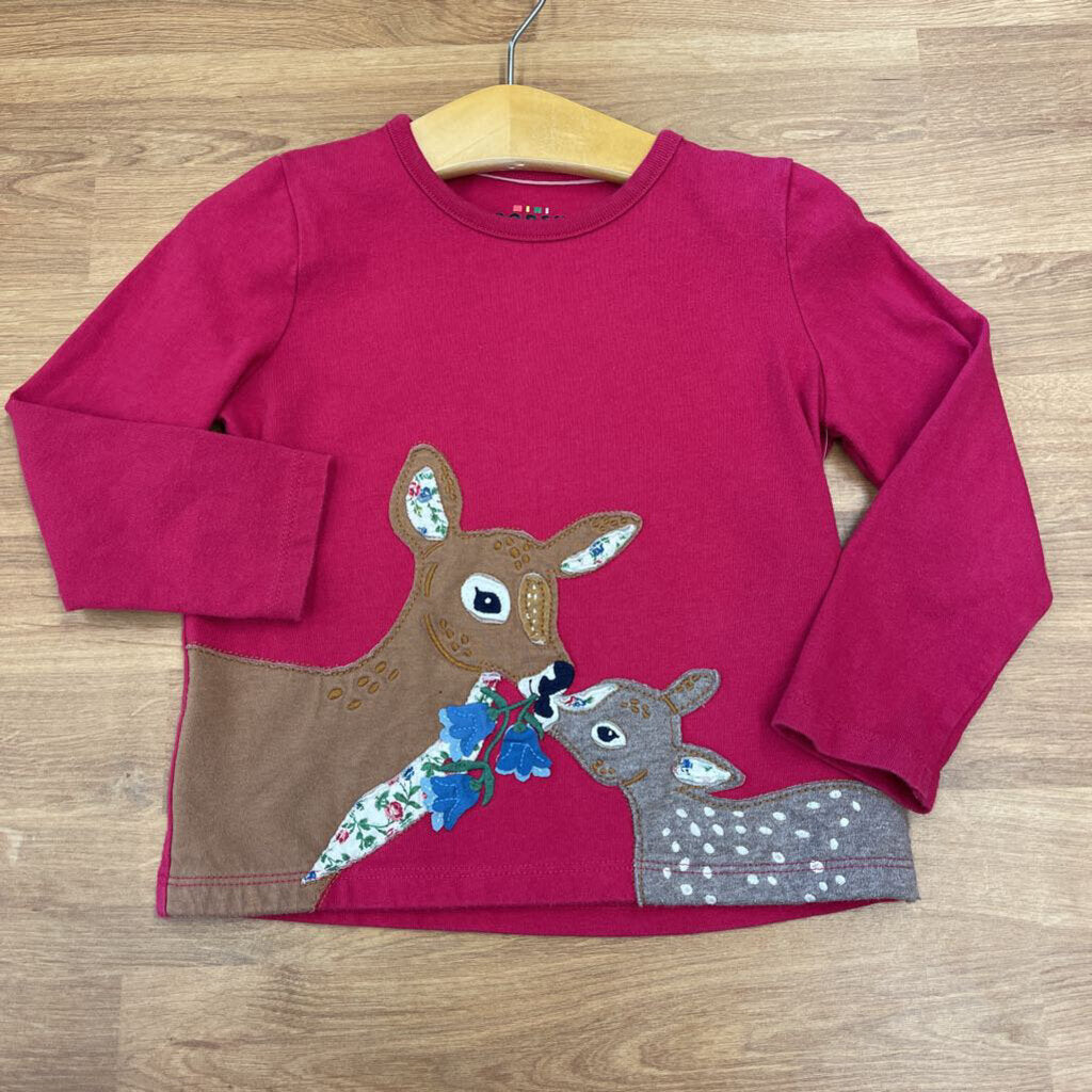 Mini Boden Deer LS Tee - 3/4