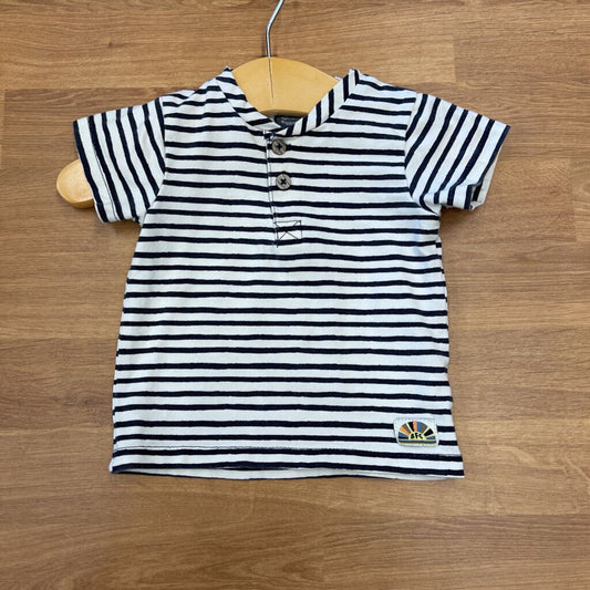 Smile Stripe SS Tee - 6m