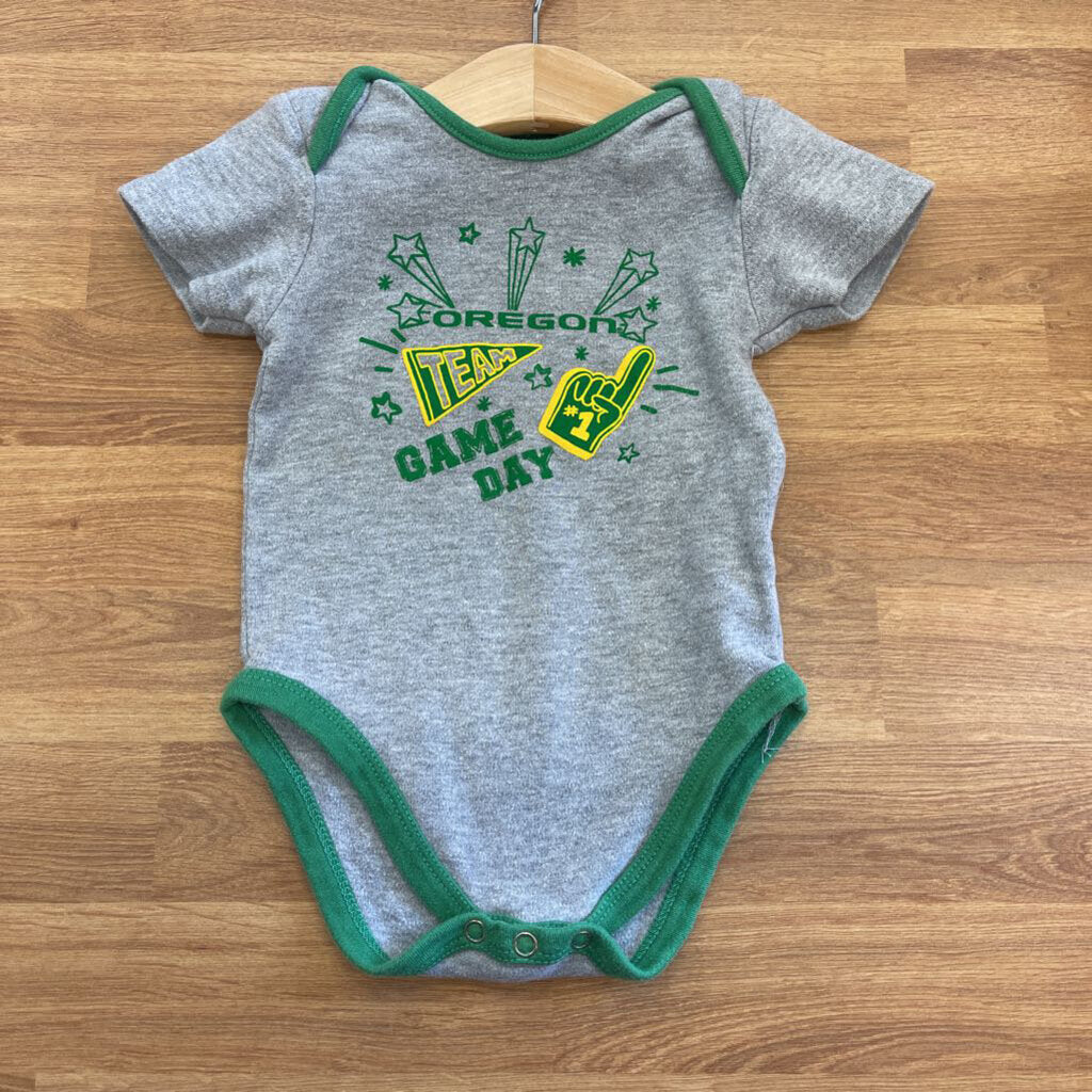 Gen 2 Oregon Ducks SS Onesie - 12m