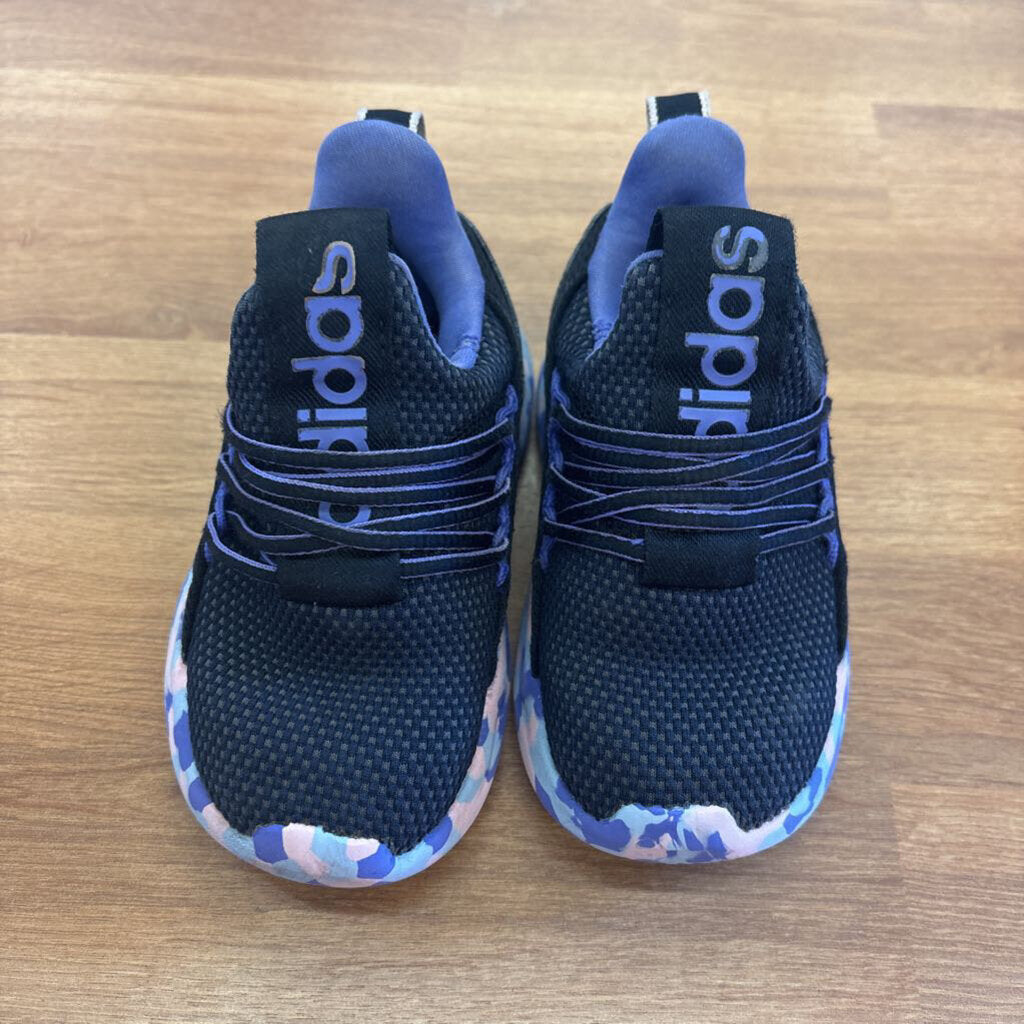 Adidas Black/Purple Slip On Sneakers - 7
