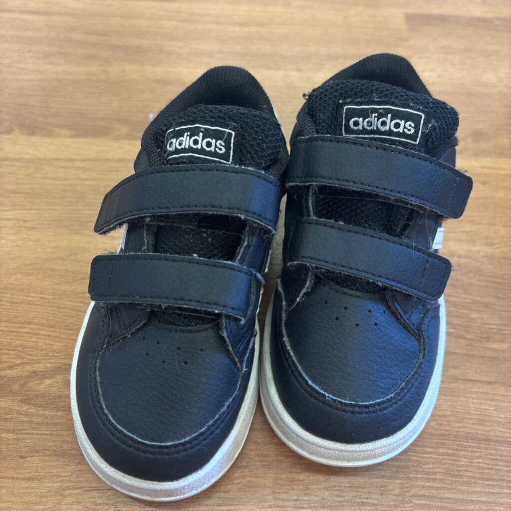Adidas Black Leather Sneakers - 7