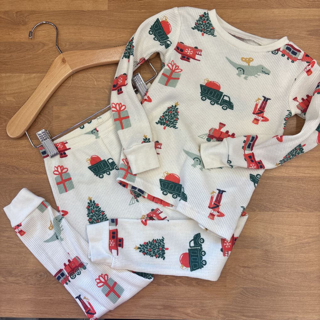 Carter's Dino Holiday Pjs - 3T