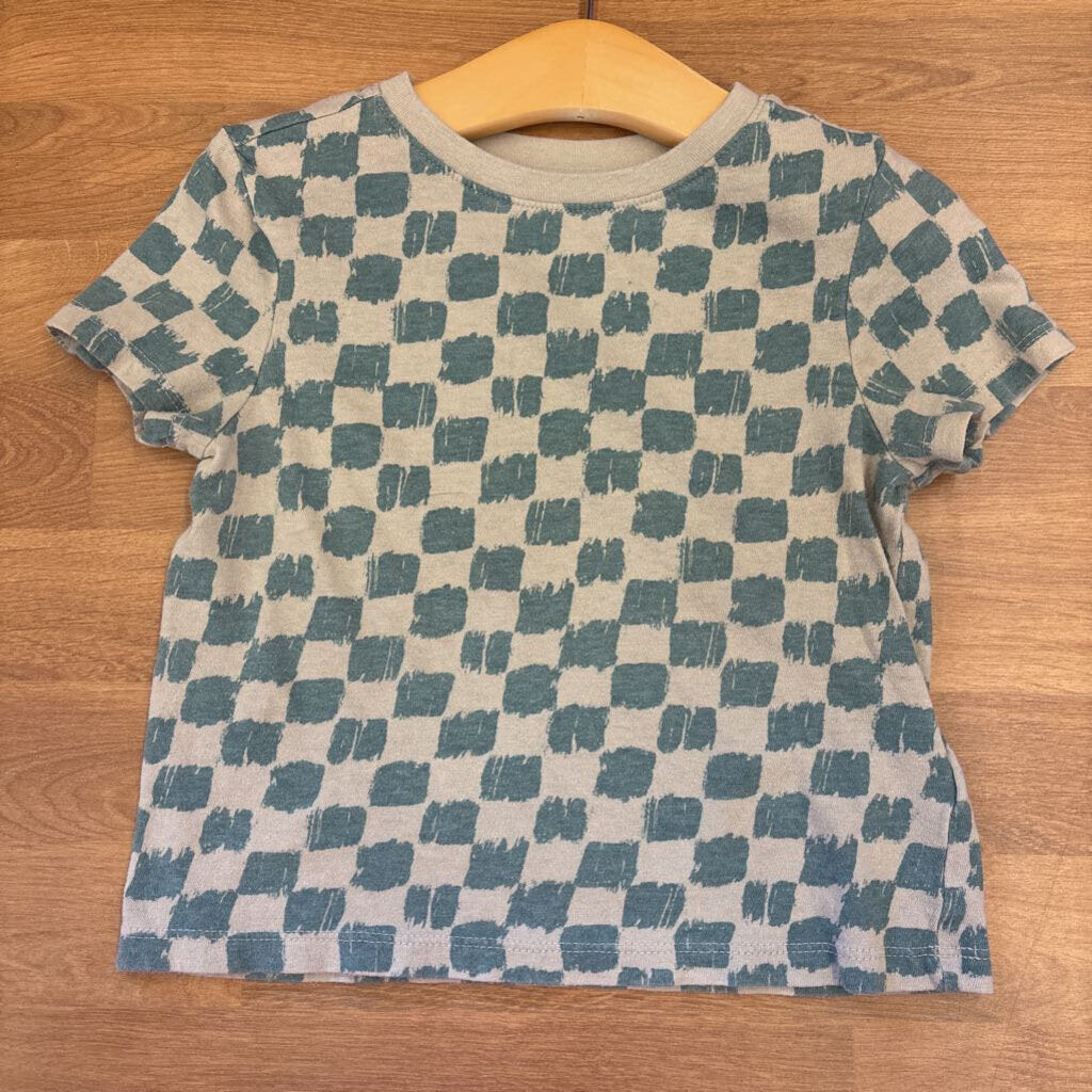 Old Navy Check SS Tee - 3T