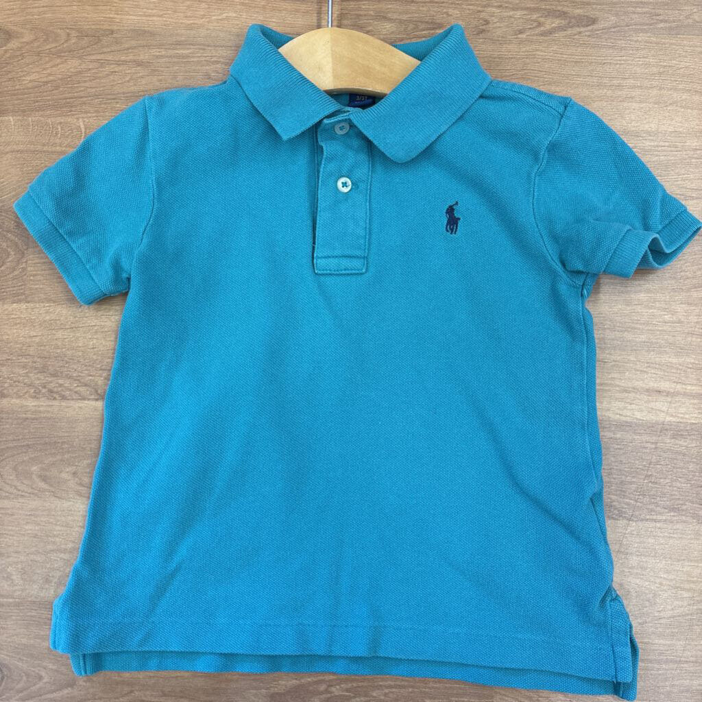 Polo Quarter Button SS Tee - 3t