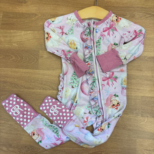 Bums & Roses Bamboo Tree Pjs - 6/9m