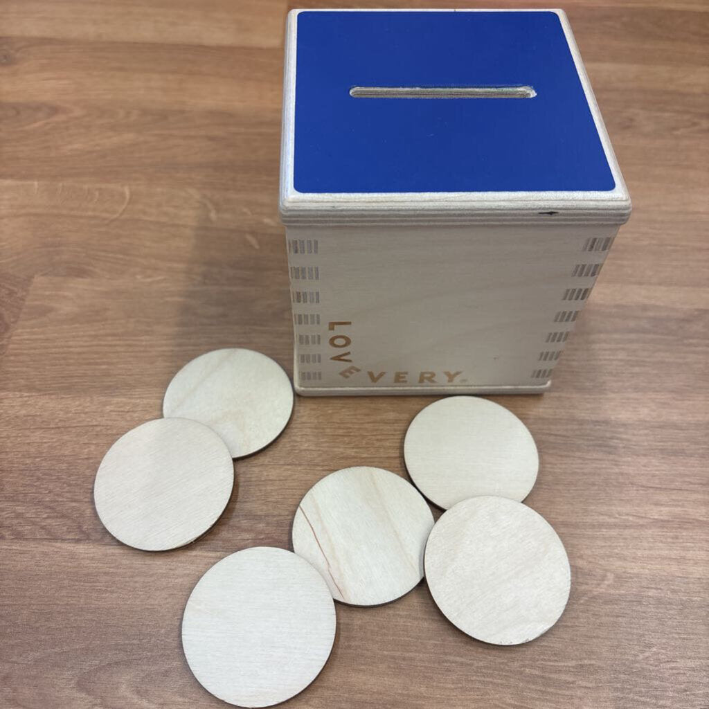 Lovevery Wooden Coin Bank