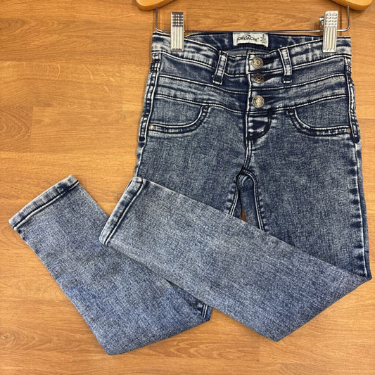 Jordache Acid Wash Skinny Jean - 6