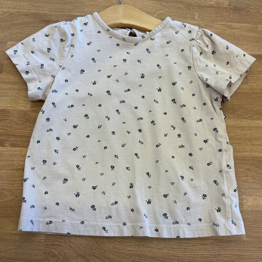 H&M Floral SS Tee - 3T