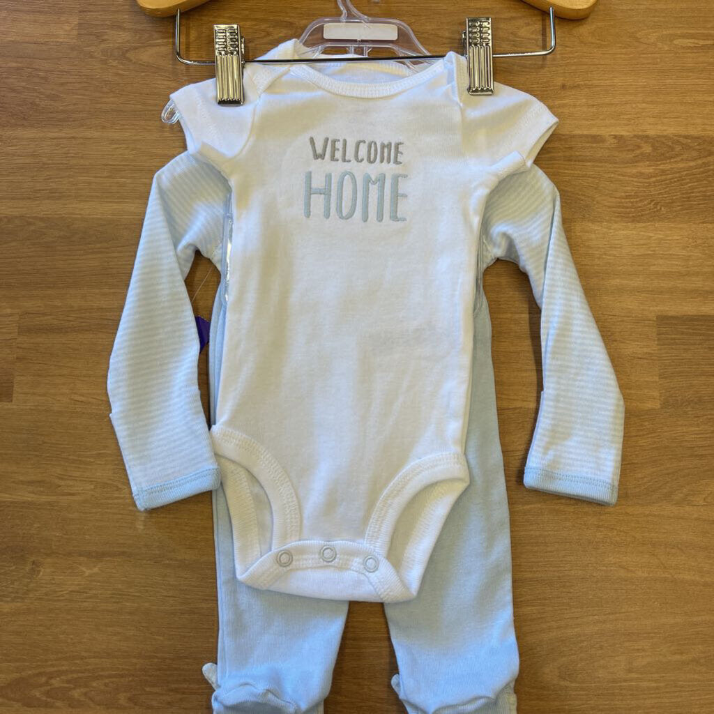 NWT Carter's Welcome Home Three Pc Set - NB