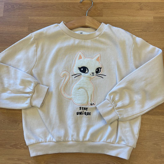 H&M Cat Crewneck - 6x/7