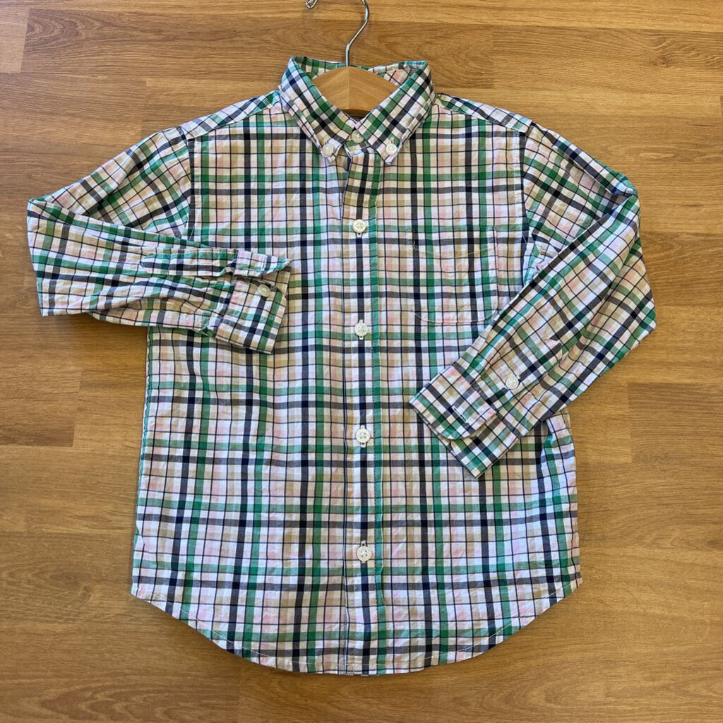 Janie & Jack Plaid LS Button Up - 3