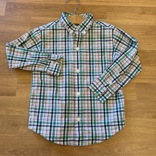 Janie & Jack Plaid LS Button Up - 3