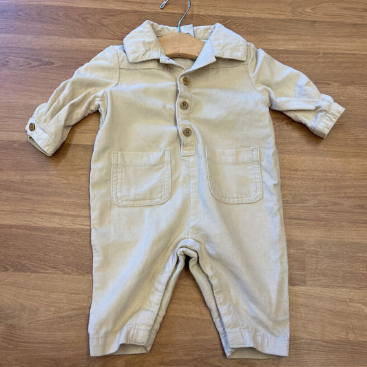 Old Navy Corduroy Coverall - 0/3m
