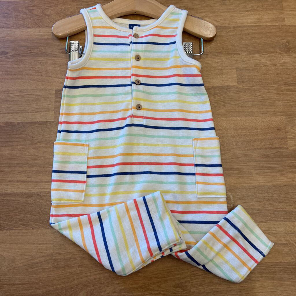 NWT Old Navy Stripe Tank Romper - 6/12m
