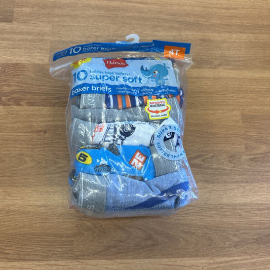 NEW Hanes Boxer Briefs 4T