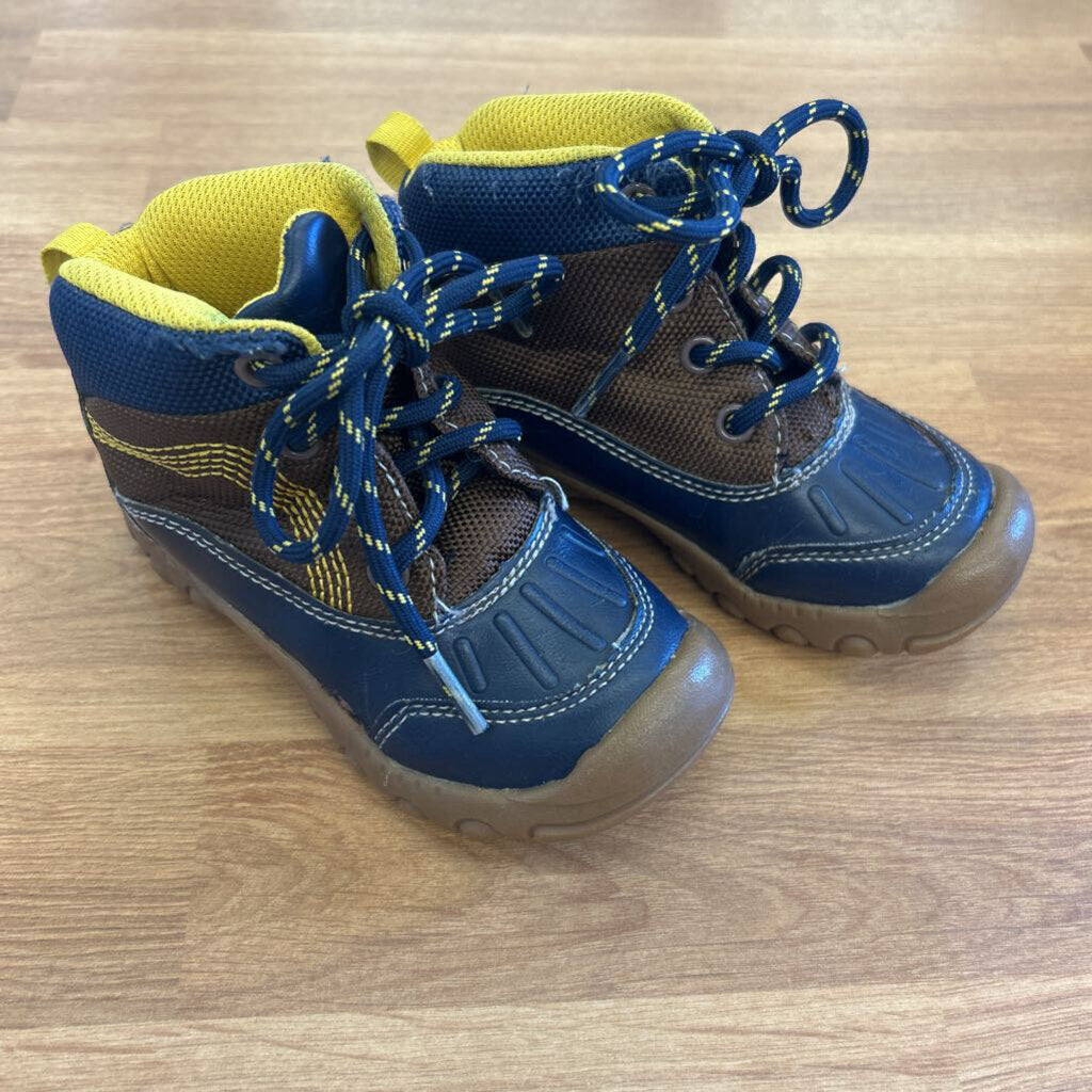 Carter's Brown/Blue Duck Boots - 7