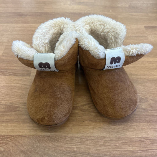 Keesky Brown Furry Boots - 7