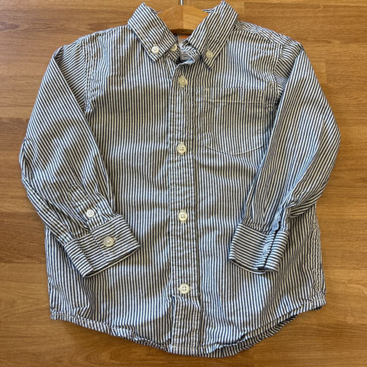 Gymboree Stripe LS Button Up - 2T
