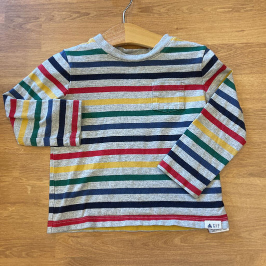 Baby Gap Stripe LS Tee - 18/24m