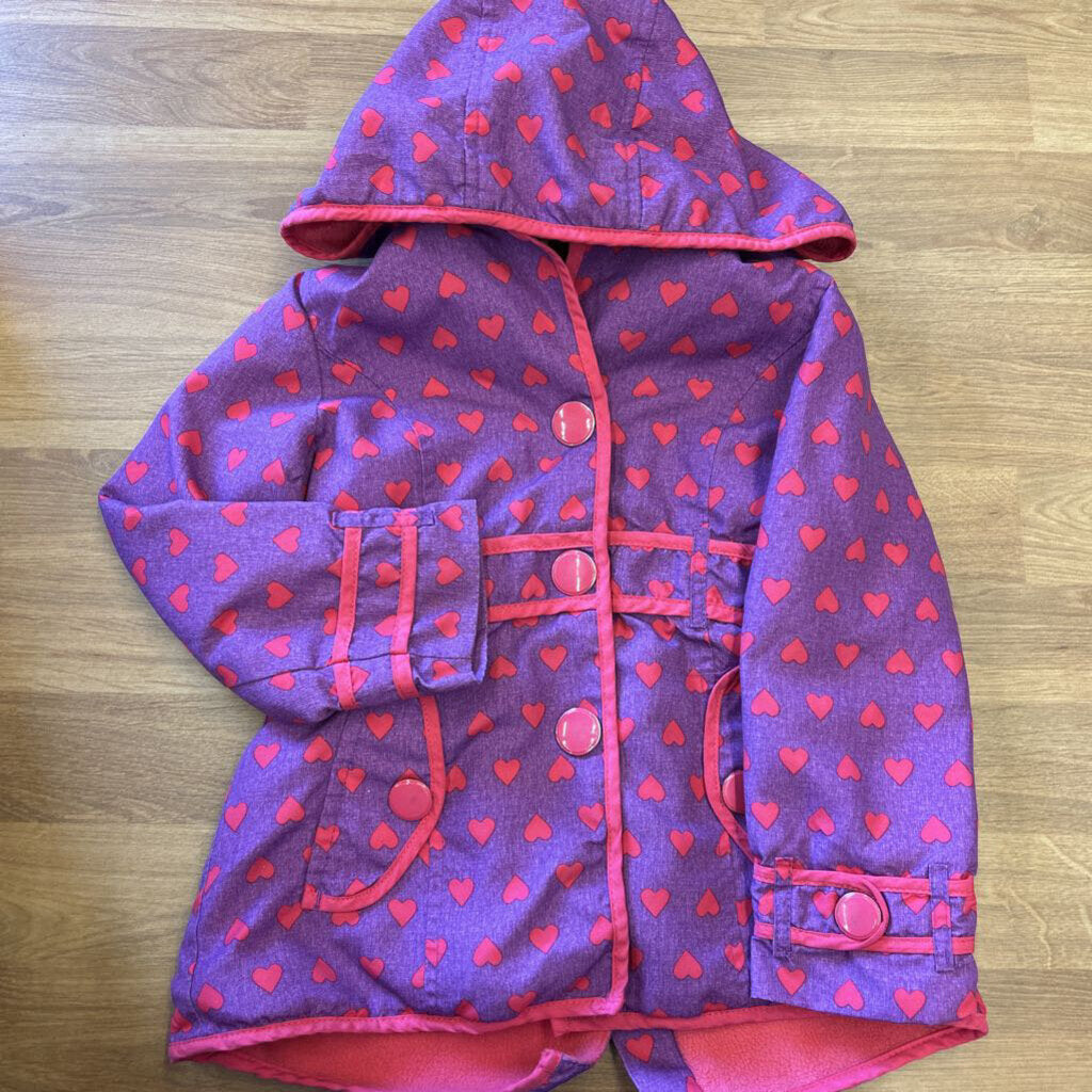 London Fog Heart Rain Jacket - 3T