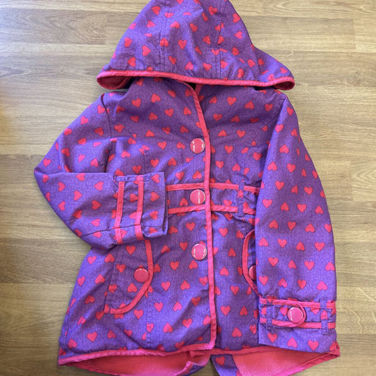 London Fog Heart Rain Jacket - 3T