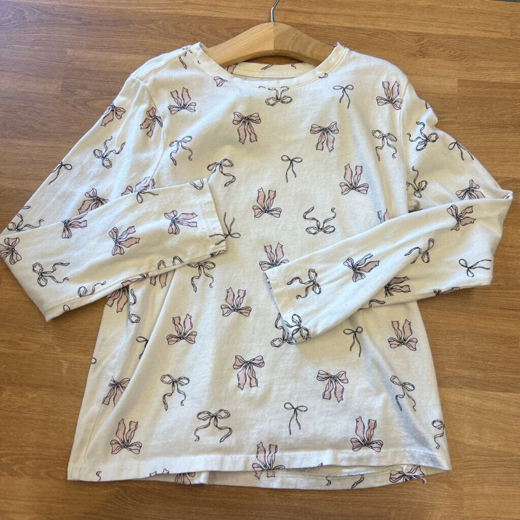 Old Navy Bow LS Tee - 10/12