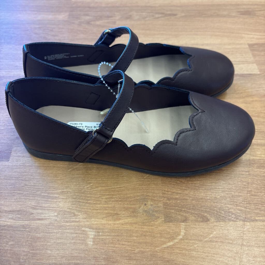 Children's Place Brown Mary Jane Flats - 2