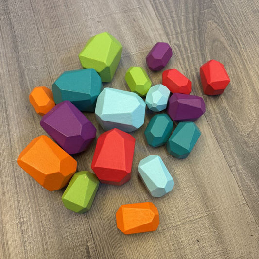 Rainbow Balancing Stones Set
