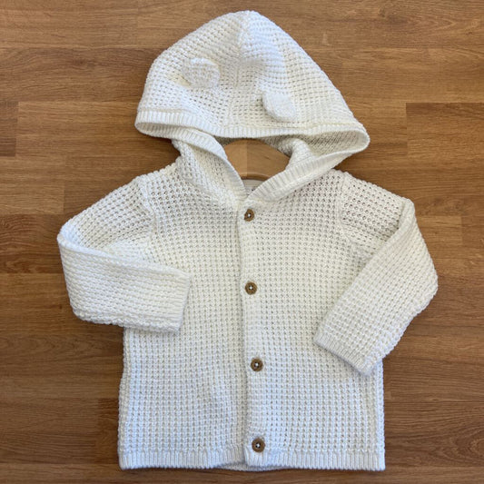 Carter's Knit Cardigan Hoodie - 6m