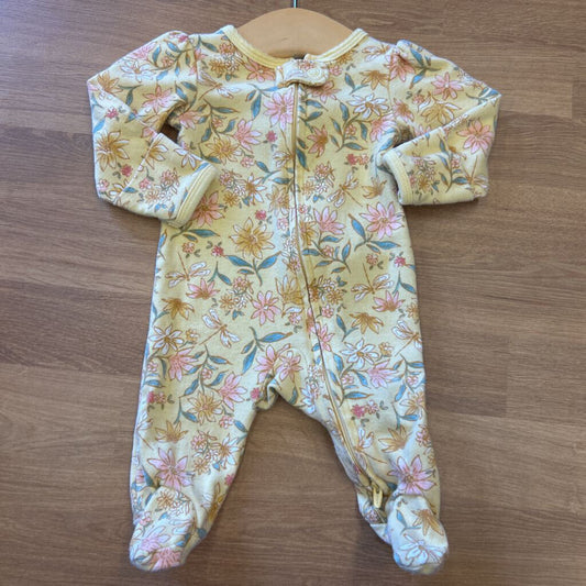 Carter's Floral Sleeper - NB