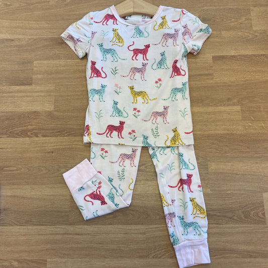 Little Me Bamboo Leopard Pj Set - 2T