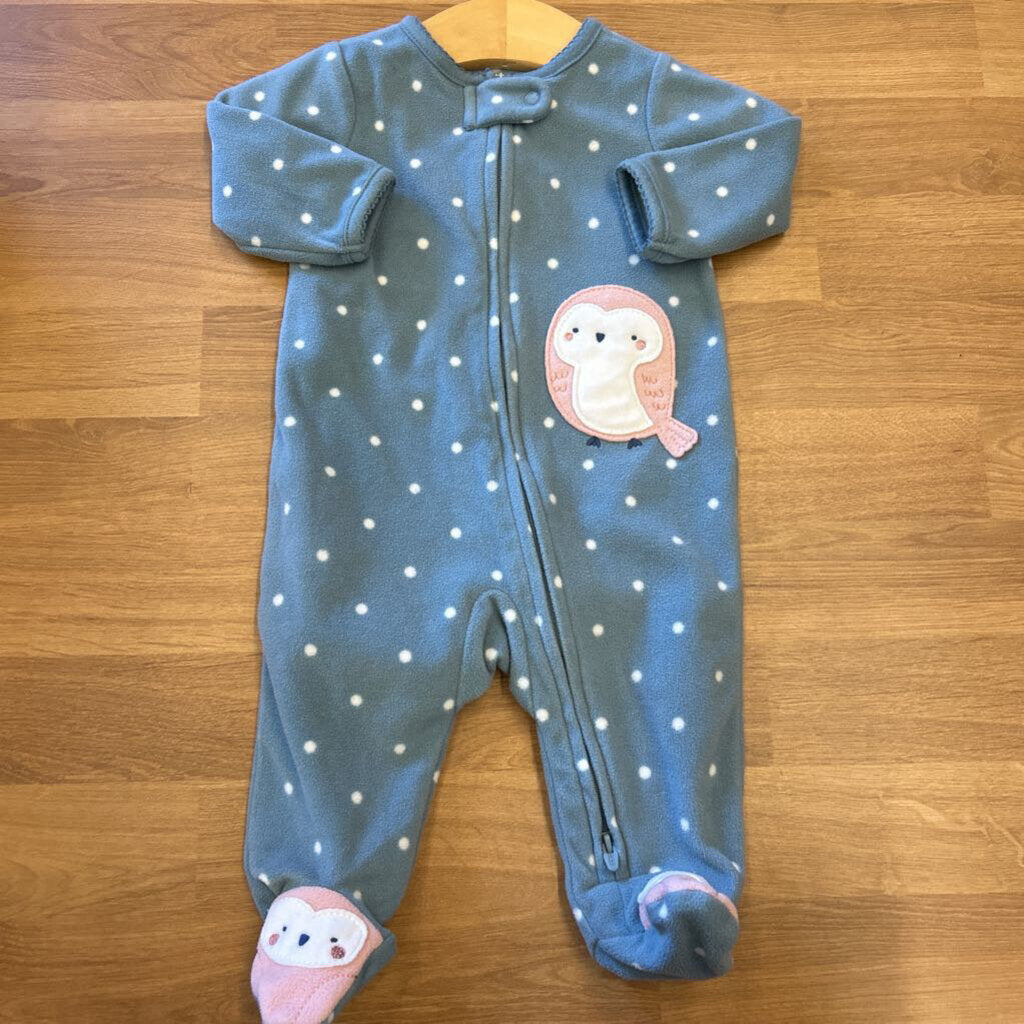 Carter's Fleece Owl Sleeper - 3m