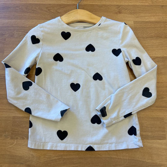 H&M Heart LS Tee - 5/6